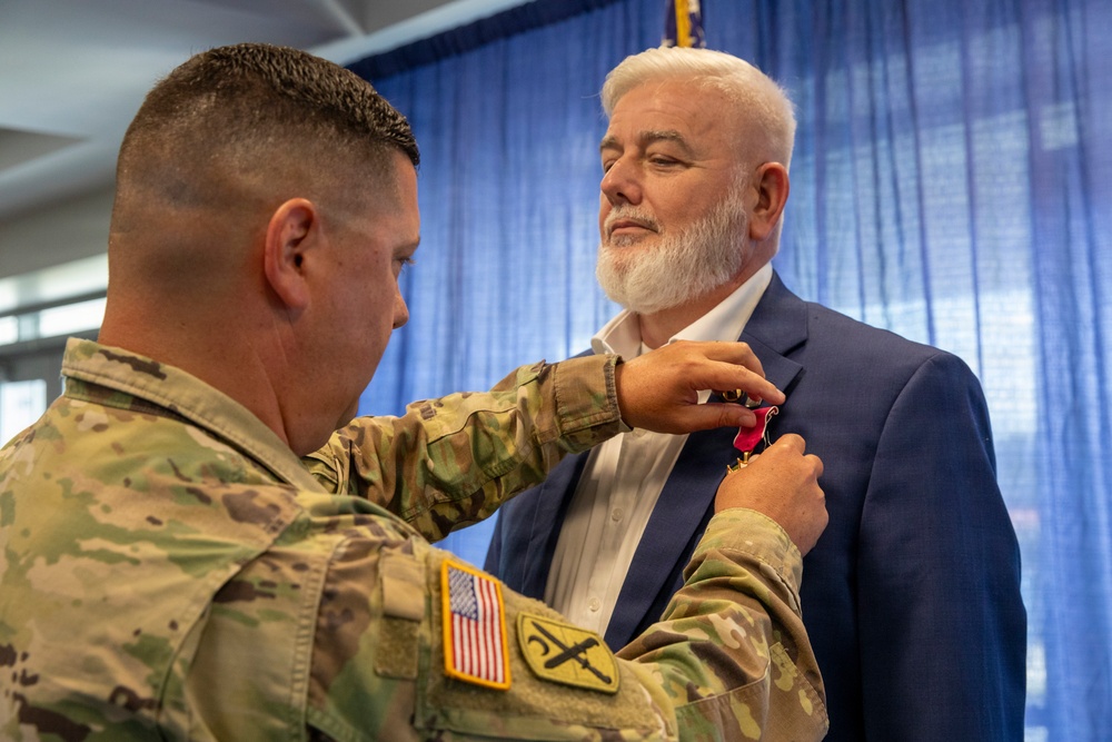 Retired CSM Guest receives a Legion of Merit