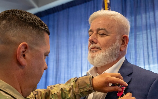 Retired CSM Guest receives a Legion of Merit