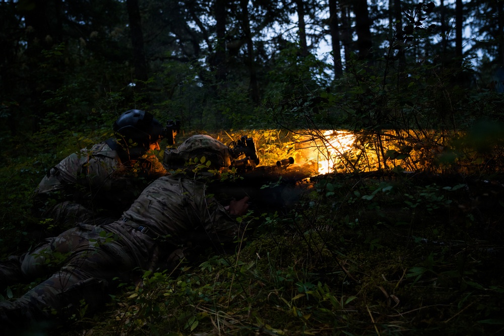 1st Special Forces Group (Airborne) conducts small unit tactics validation training during Tahoma Strike