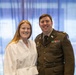 U.S. Army Lt. Col. Travis Moore promotes Capt. Matthew Standridge to the rank of major