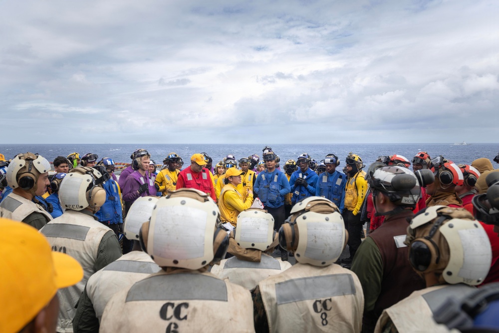 RIMPAC 2026: USS Essex (LHD 2) conducts joint firefighting drill