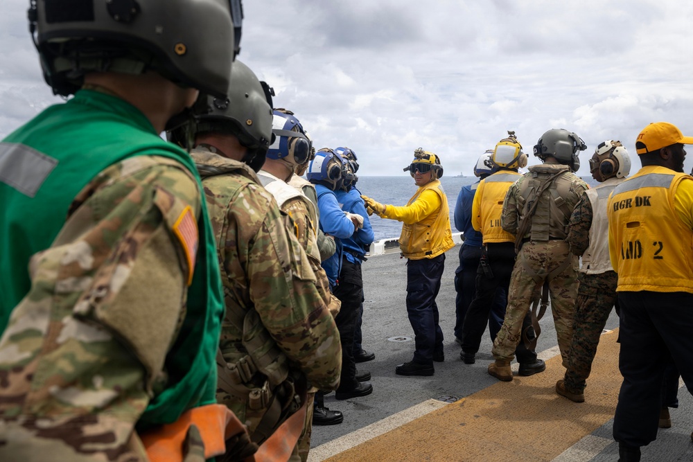 RIMPAC 2026: USS Essex (LHD 2) conducts joint firefighting drill
