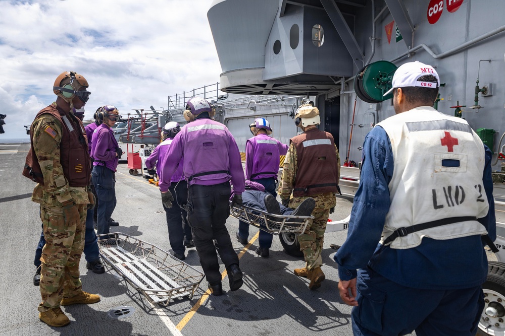 RIMPAC 2026: USS Essex (LHD 2) conducts joint firefighting drill