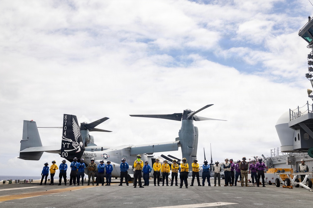 USS Essex conducts joint firefighting drill during RIMPAC 2026