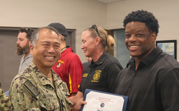 NSA Panama City holds All Hands Call, Presents Awards
