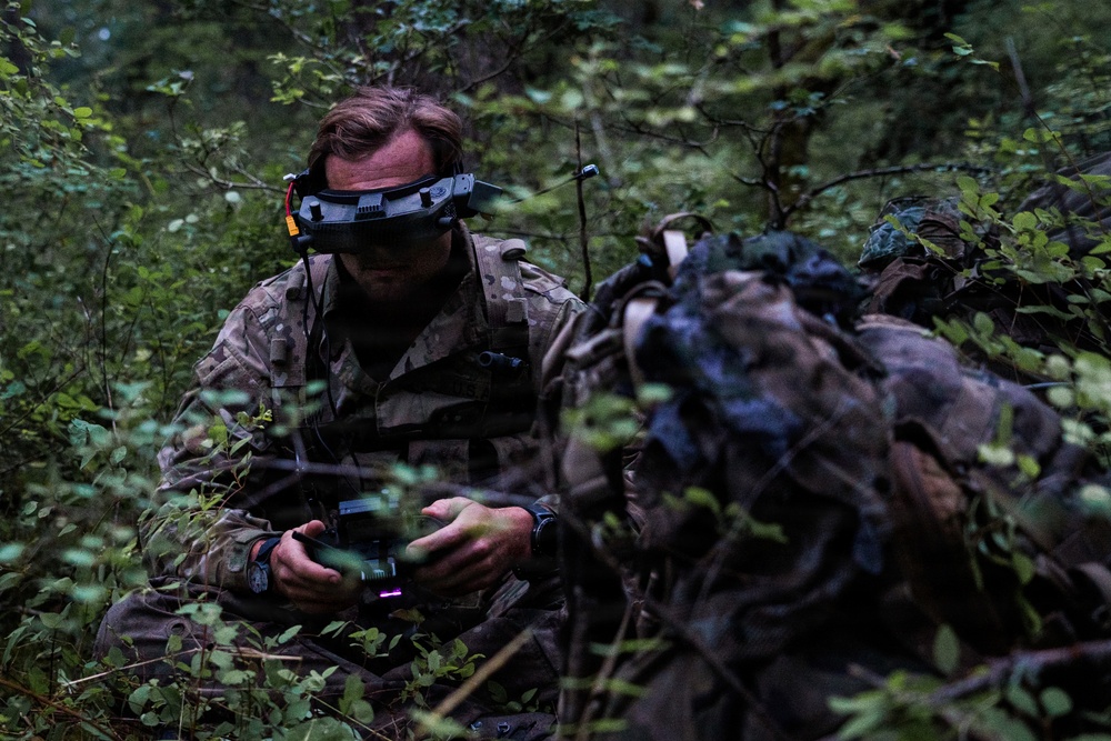 1st Special Forces Group (Airborne) conducts small unit tactics validation training during Tahoma Strike