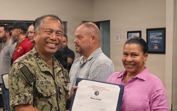 NSA Panama City holds All Hands Call, Presents Awards