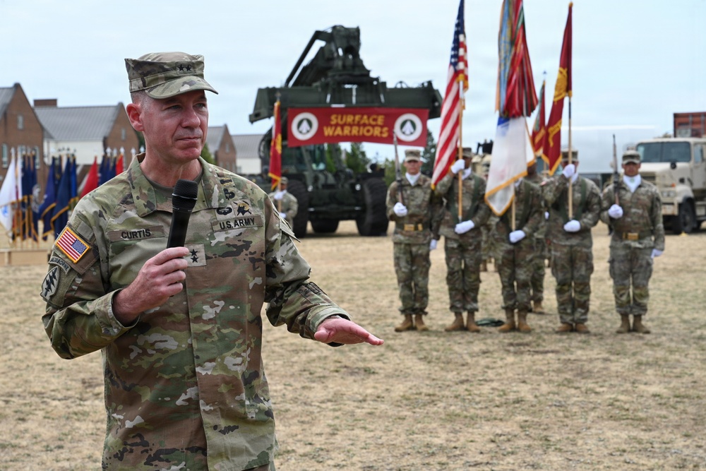 596th Transportation Brigade establishes new headquarters at JBLM, welcomes new senior enlisted leader