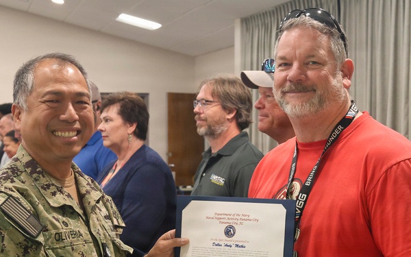 NSA Panama City holds All Hands Call, Presents Awards