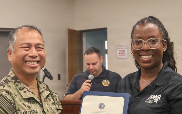 NSA Panama City holds All Hands Call, Presents Awards