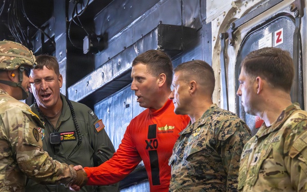 RIMPAC 2026: USS Essex hosts 25th ID and 18th Medical Command leaders