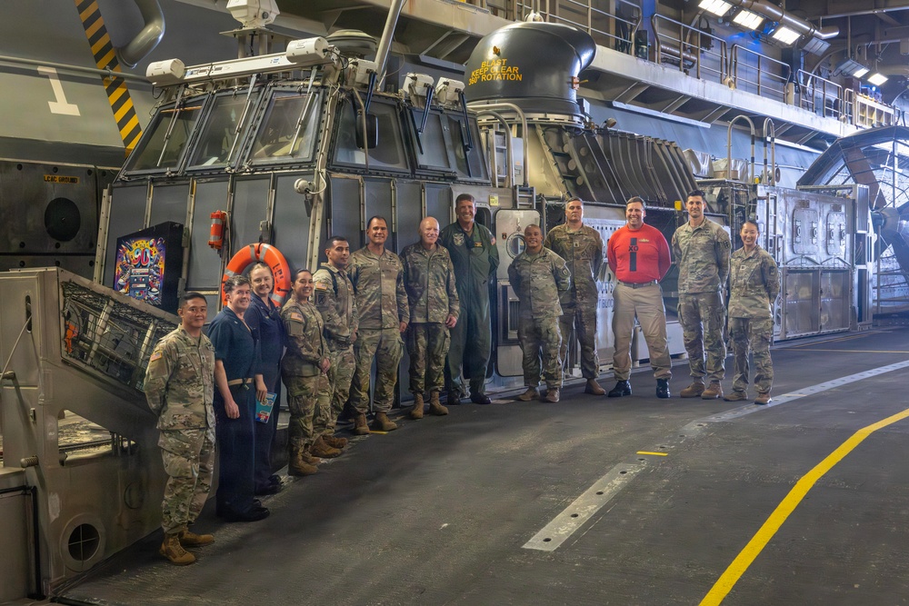 RIMPAC 2026: USS Essex hosts 25th ID and 18th Medical Command leaders