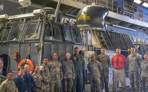RIMPAC 2026: USS Essex hosts 25th ID and 18th Medical Command leaders