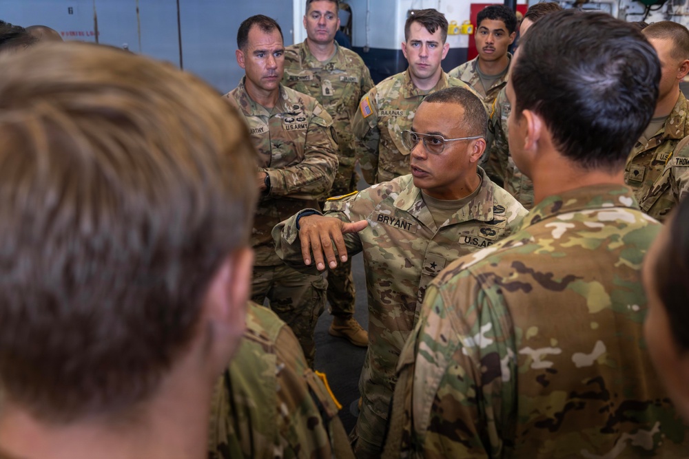 RIMPAC 2026: USS Essex hosts 25th ID and 18th Medical Command leaders