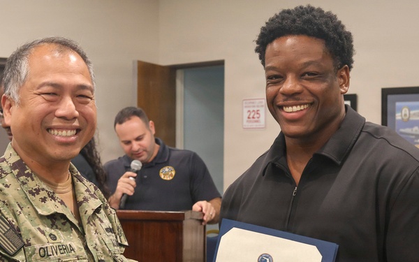 NSA Panama City holds All Hands Call, Presents Awards