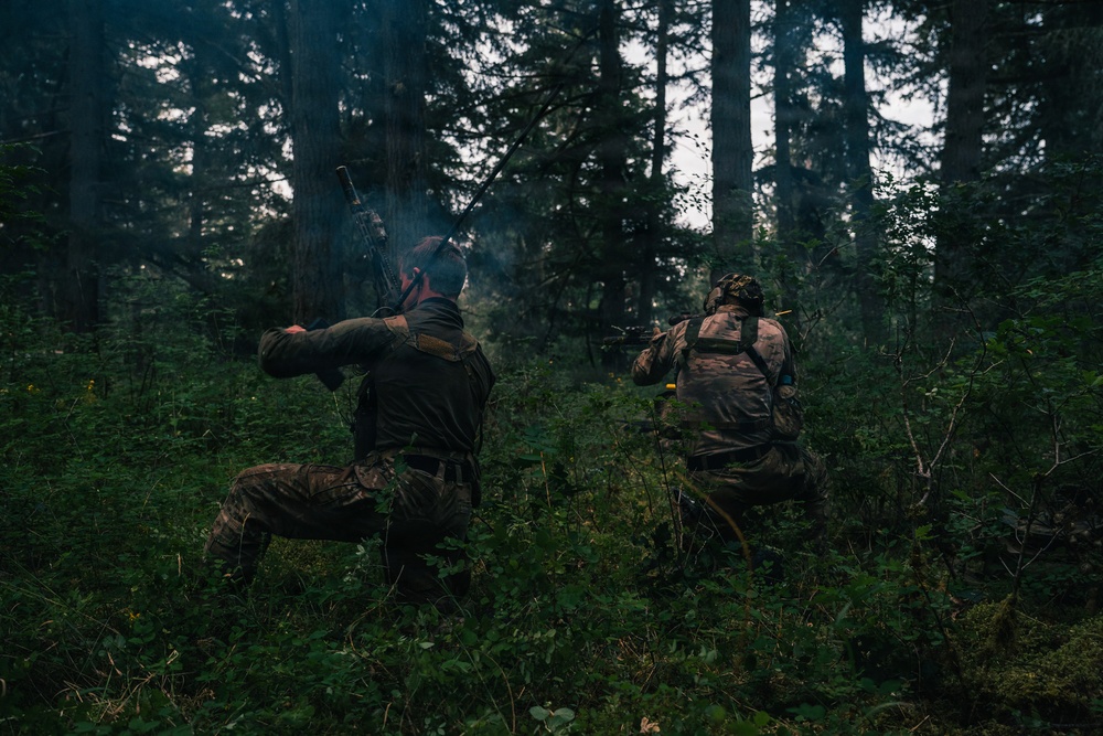 1st Special Forces Group (Airborne) conducts small unit tactics validation training during Tahoma Strike