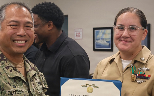 NSA Panama City holds All Hands Call, Presents Awards