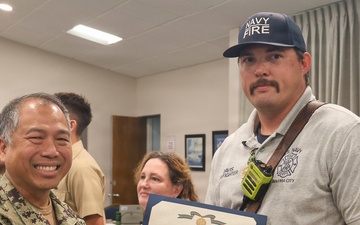 NSA Panama City holds All Hands Call, Presents Awards