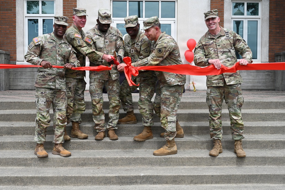596th Transportation Brigade establishes new headquarters at JBLM, welcomes new senior enlisted leader