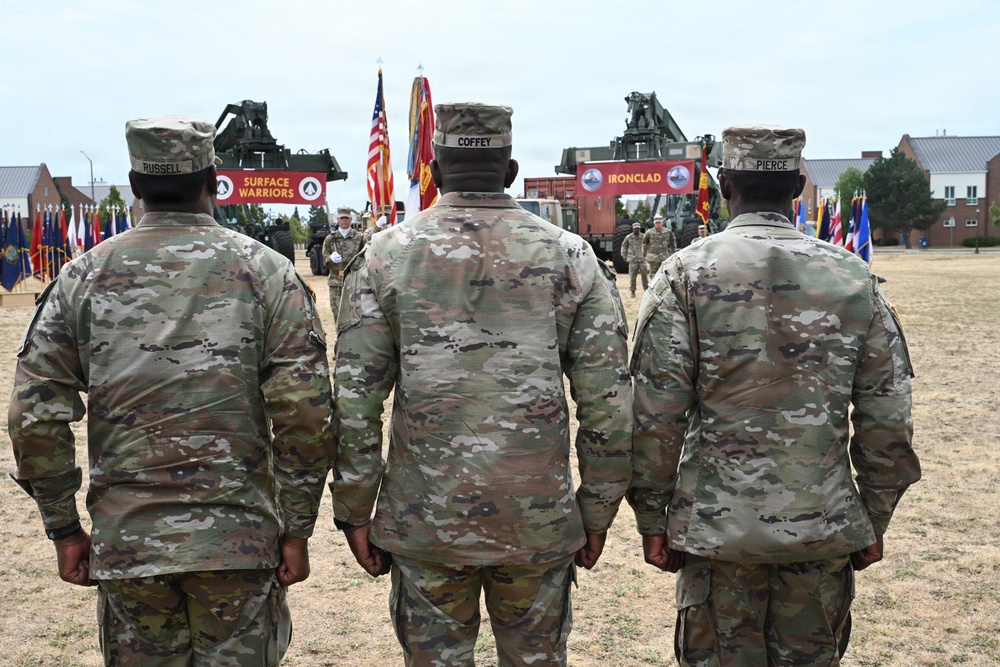 596th Transportation Brigade establishes new headquarters at JBLM, welcomes new senior enlisted leader
