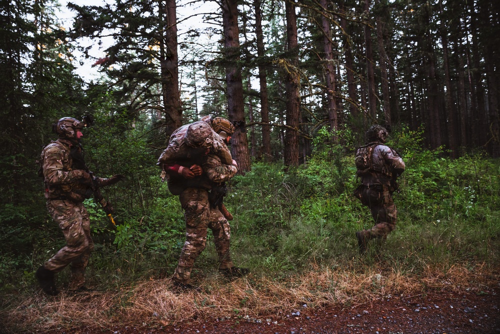 1st Special Forces Group (Airborne) conducts small unit tactics validation training during Tahoma Strike