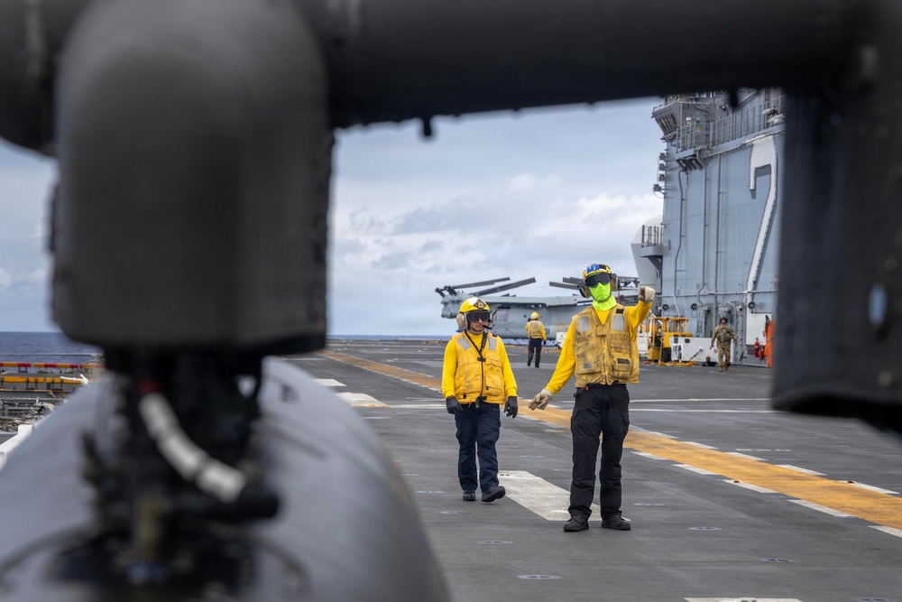 RIMPAC 2026: 25th CAB UH-60 Black Hawk conducts deck landing qualifications
