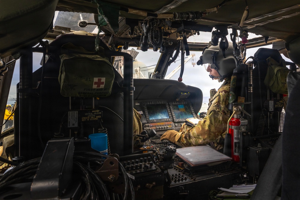 RIMPAC 2026: 25th CAB UH-60 Black Hawk conducts deck landing qualifications