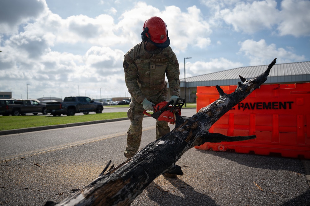 Tyndall tests emergency preparedness during annual hurricane readiness exercise