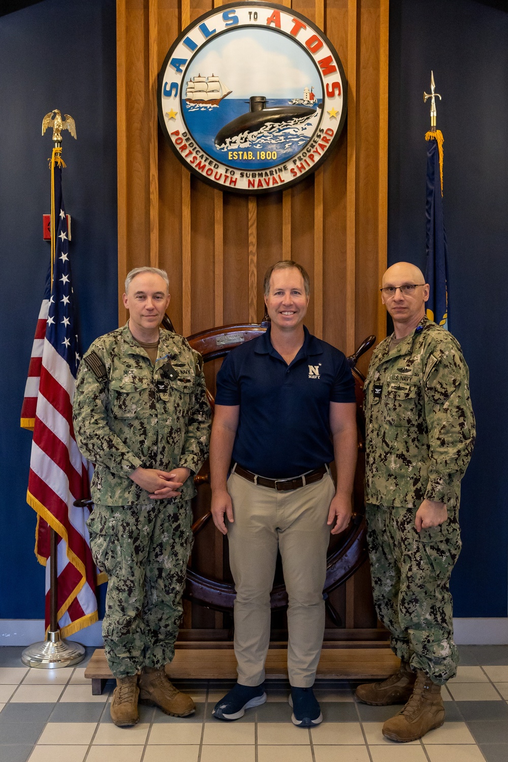 ASN Kohlmann Visits Portsmouth Naval Shipyard