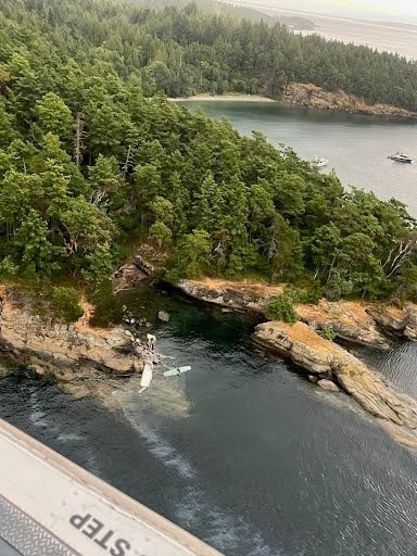 Coast Guard, partner agencies respond to seaplane emergency landing on Sucia Island, Washington