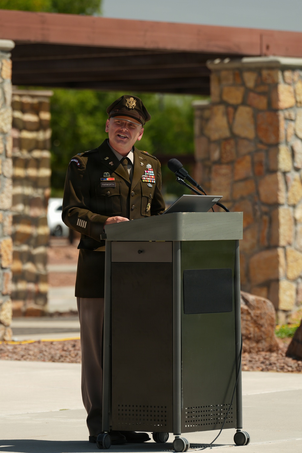 CW3 Brandon J. Parworth promoted at Fort Bliss