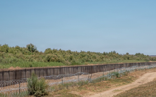 HESCO Barrier installation at National Defense Area 2