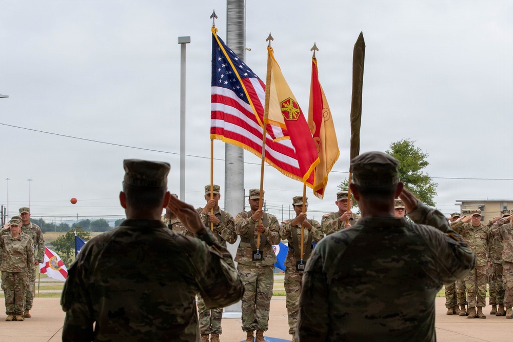 Mobilization Support Brigade Transfer of Authority Ceremony