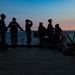 USCGC Eagle at sunset