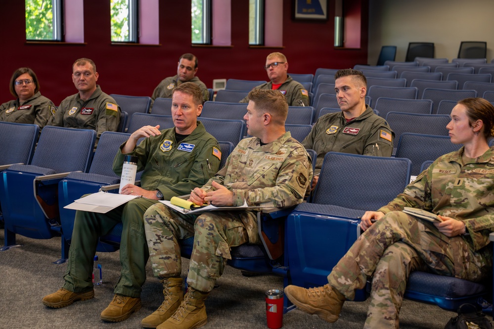 Mission Profile: Wing leadership observes flight operations during OG immersion