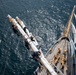 USCGC Eagle cadets work aloft