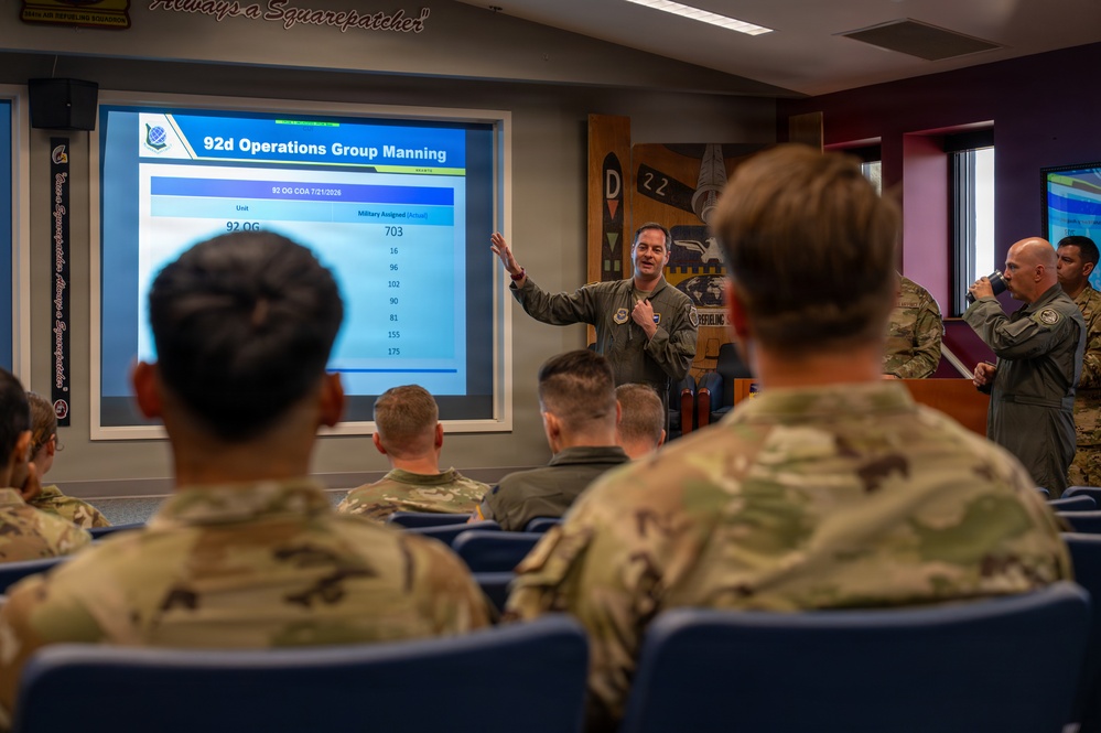 Mission Profile: Wing leadership observes flight operations during OG immersion