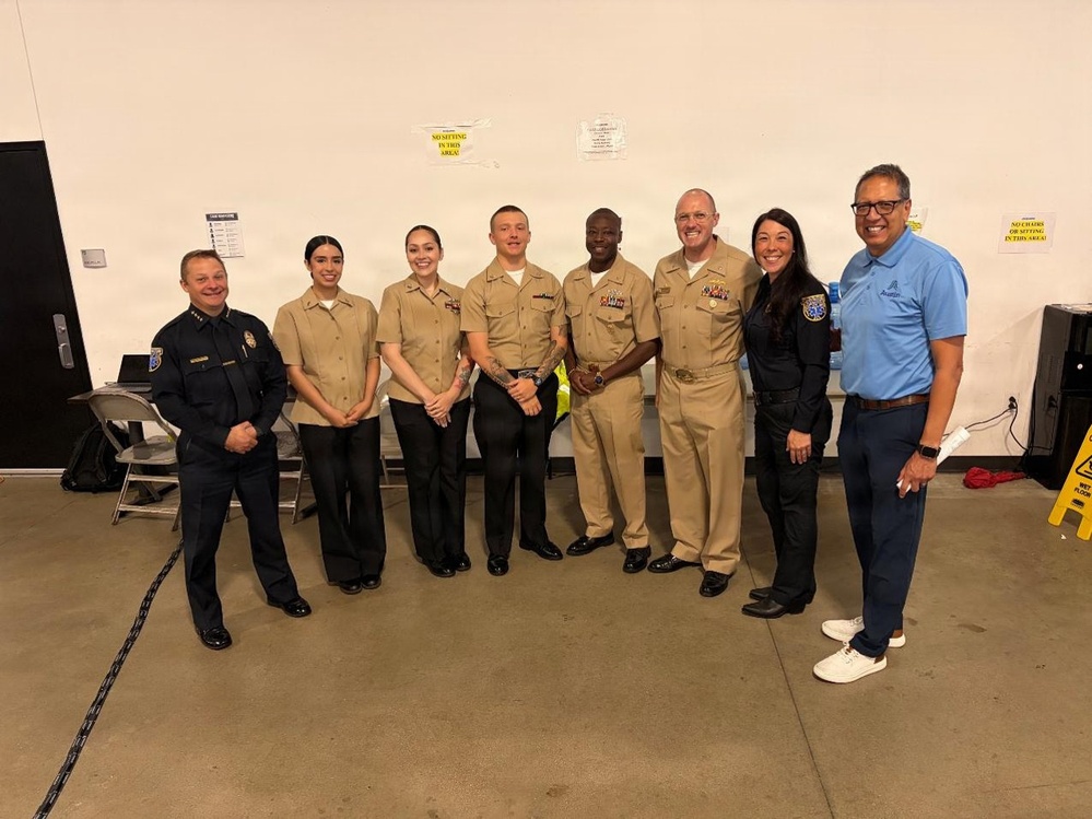 USS Forth Worth (LCS 3) Sailors conduct namesake visit to Austin, Texas