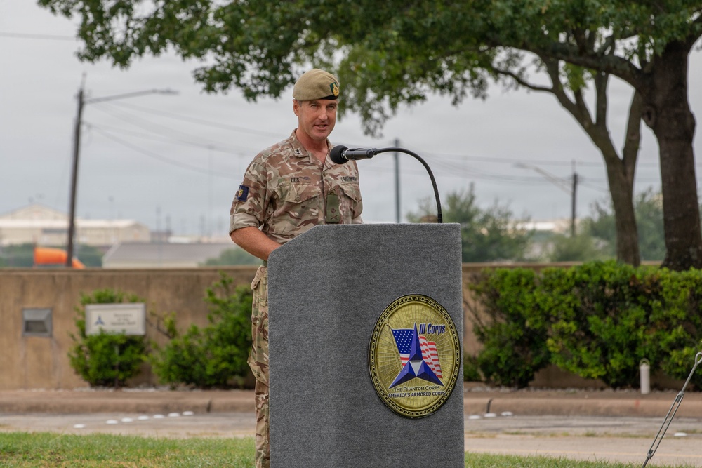 Mobilization Support Brigade Transfer of Authority Ceremony