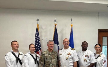USS Fort Worth Crew visits Austin, Texas