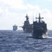Partner nations participate in group sail lead by the USS Theodore Roosevelt during RIMPAC 26