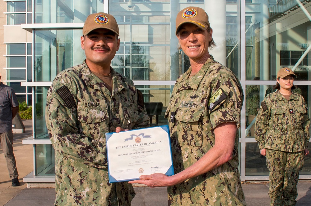 Above and beyond the call: Hospital apprentice earns Joint Service Achievement Medal