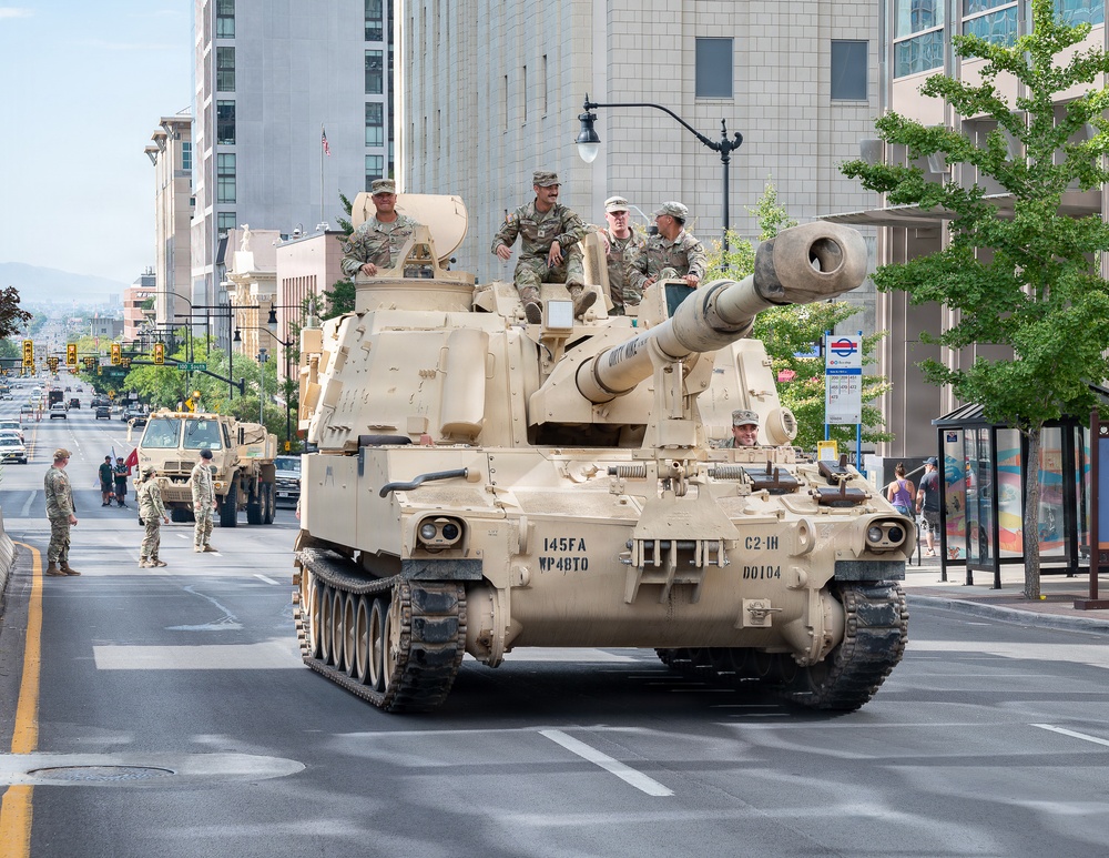 Utah National Guard showcases readiness, strengthens community ties during Days of ’47 Parade