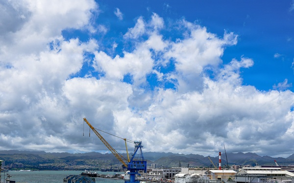 USS Illinois successfully undocks at Pearl Harbor Naval Shipyard