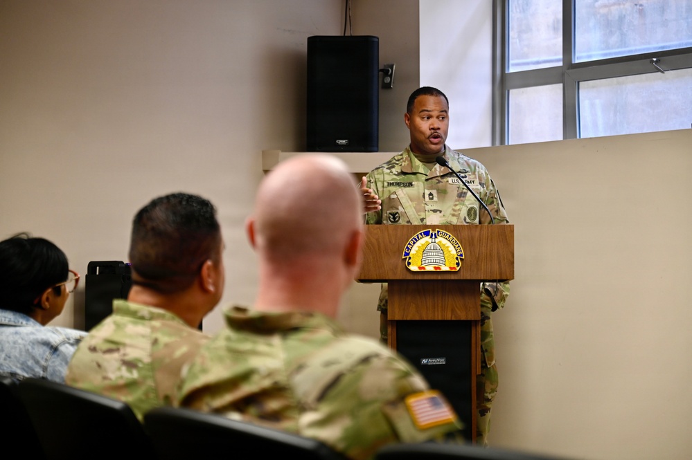 U.S. Army Master Sgt. Henrique K. Miller Promotion Ceremony