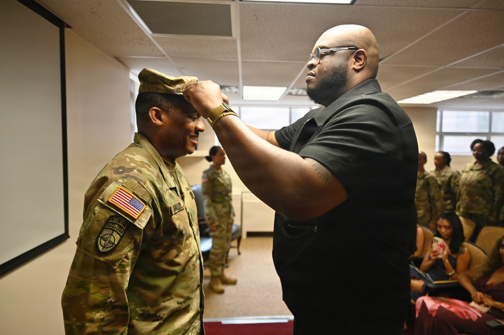 U.S. Army Master Sgt. Henrique K. Miller Promotion Ceremony