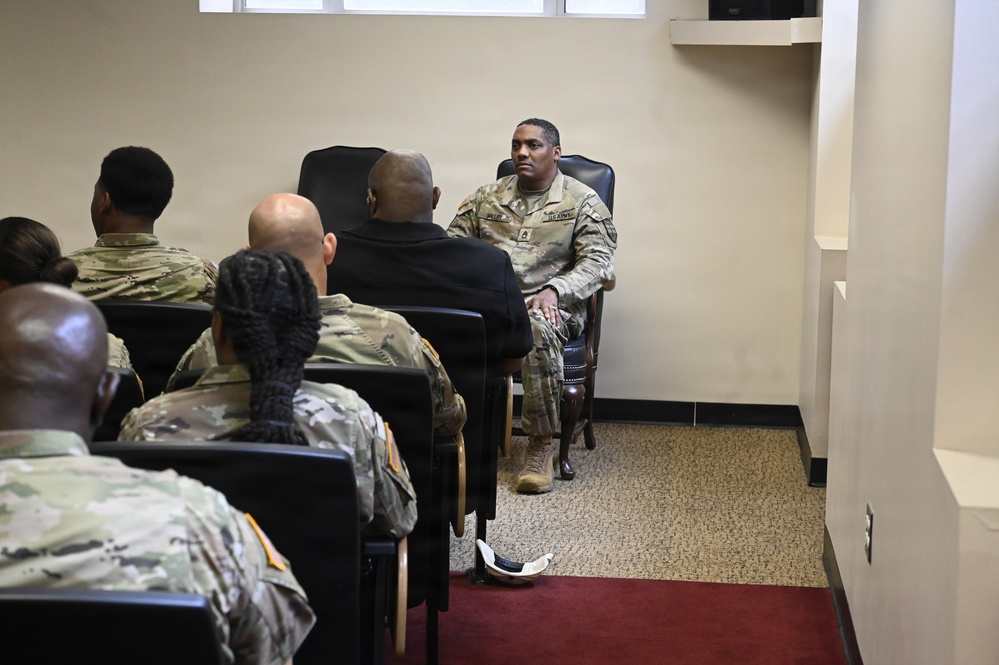 U.S. Army Master Sgt. Henrique K. Miller Promotion Ceremony
