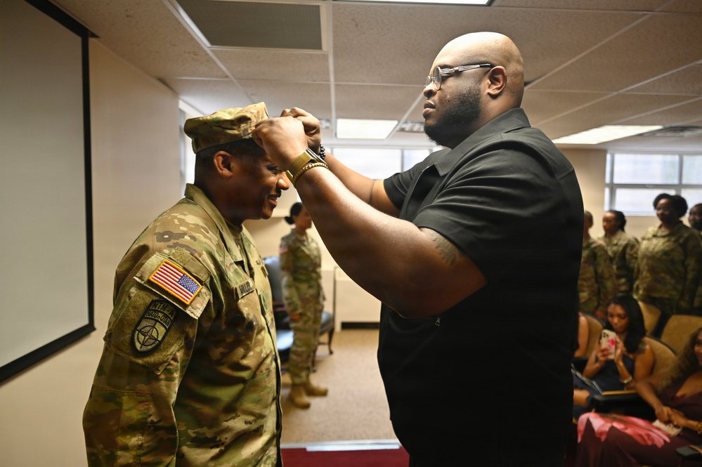 U.S. Army Master Sgt. Henrique K. Miller Promotion Ceremony