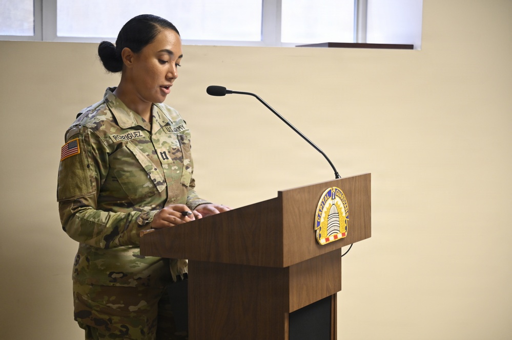 U.S. Army Master Sgt. Henrique K. Miller Promotion Ceremony
