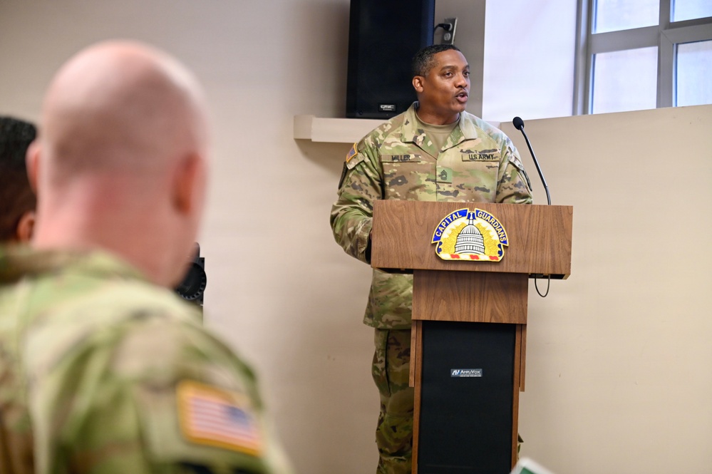 U.S. Army Master Sgt. Henrique K. Miller Promotion Ceremony